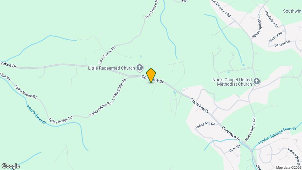 2879 Cherokee Dr Map and Location Details