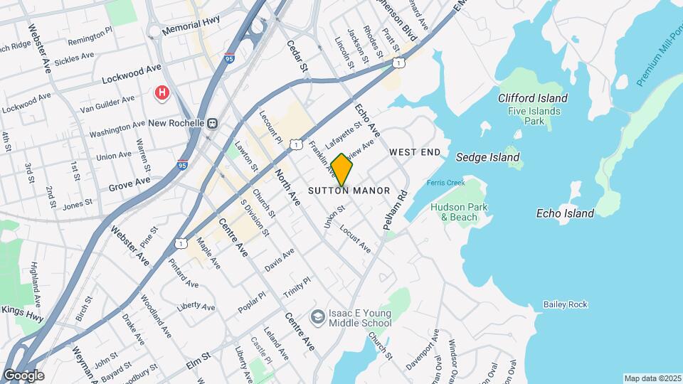 87 Franklin Ave Map and Location Details