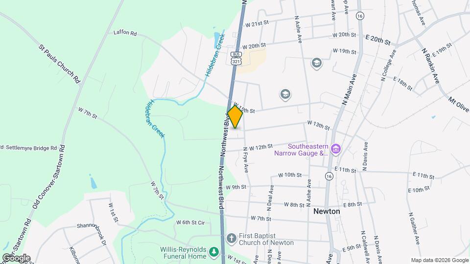 656 W 13th St Map and Location Details