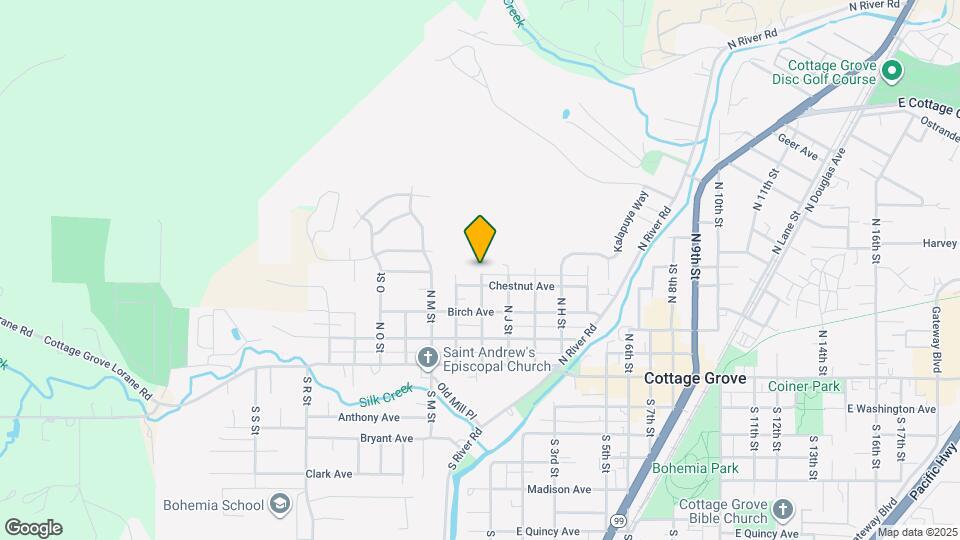 351 N K St Map and Location Details