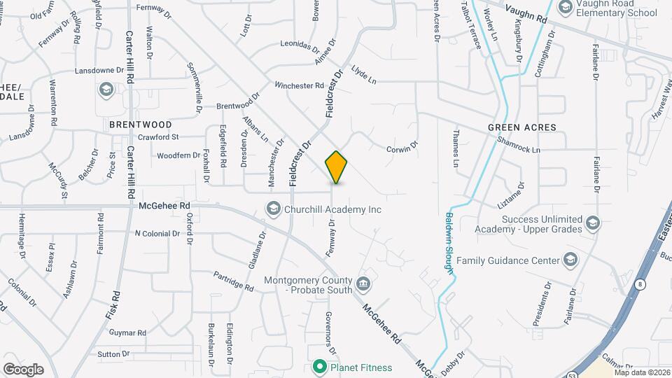 3489 Fernway Dr Map and Location Details