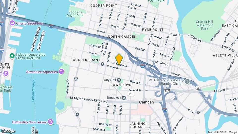 419 Cooper St Map and Location Details
