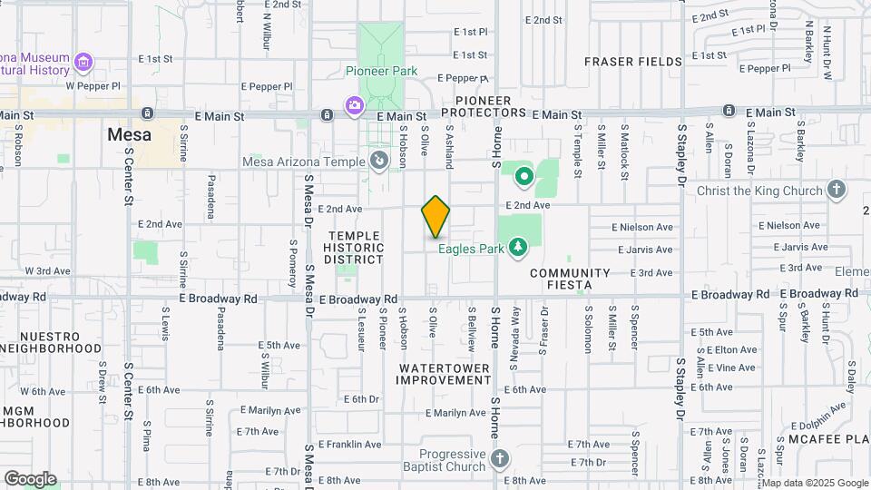 650 E 3rd Ave Map and Location Details