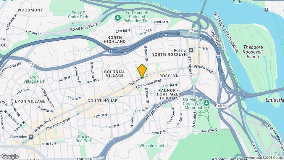 1800 Wilson Blvd Map and Location Details