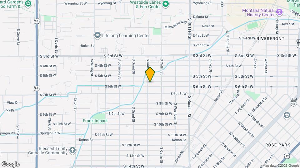 1750 S 6th St W Map and Location Details