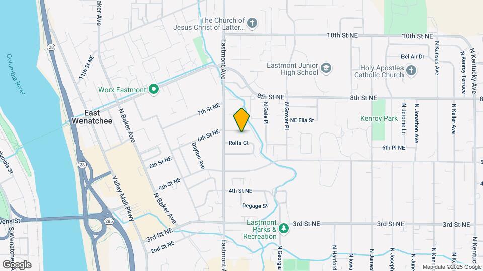 585 Eastmont Ave Map and Location Details