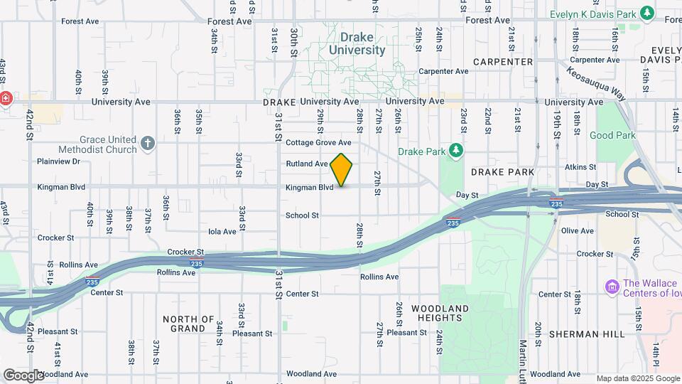 2820-2822 Kingman Blvd Map and Location Details