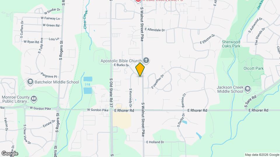 3433 S Burks Ct Map and Location Details