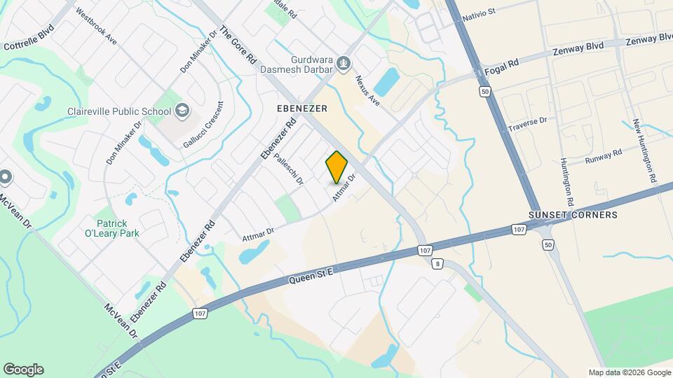 65 Attmar Dr, Unit 261 Map and Location Details