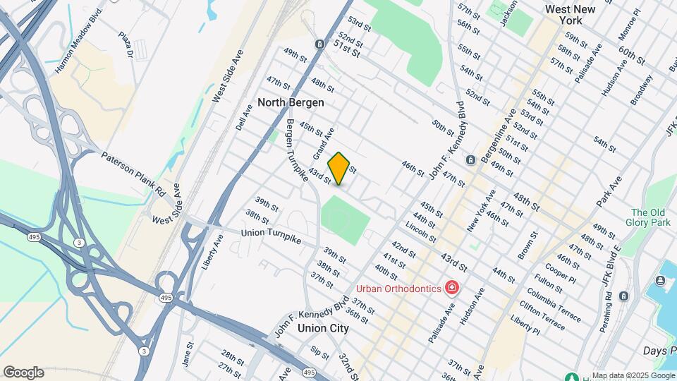 1407 43rd St Map and Location Details