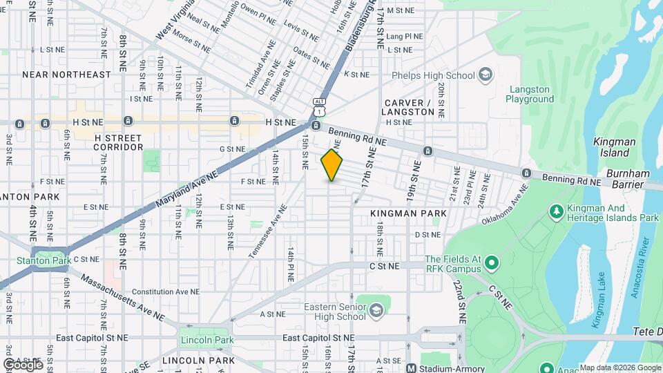 529 16th St NE Map and Location Details