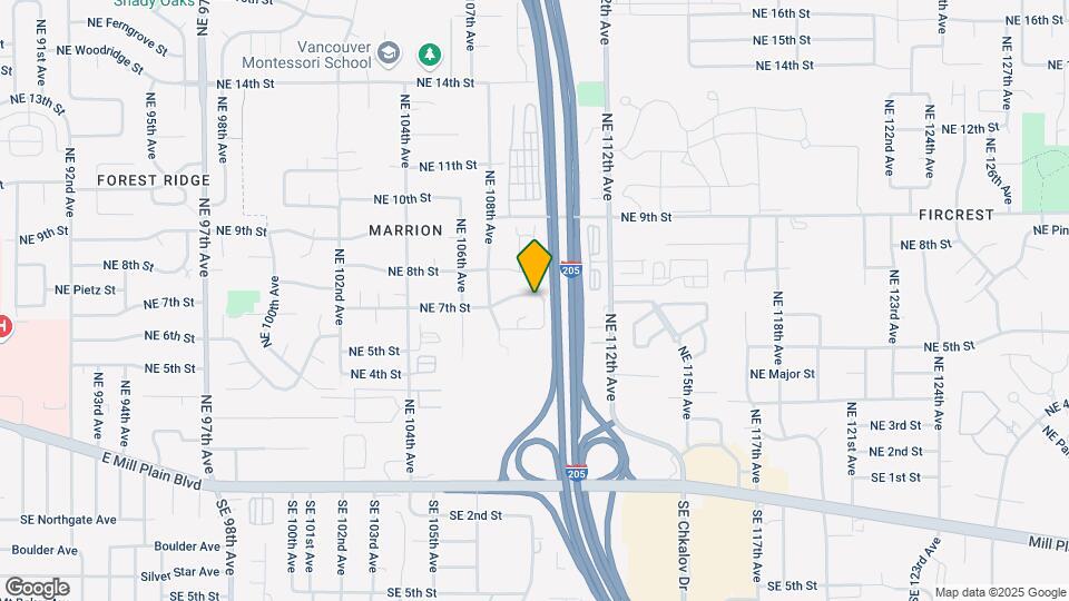 10905 NE 7th St Mapa y Detalles de la Ubicación