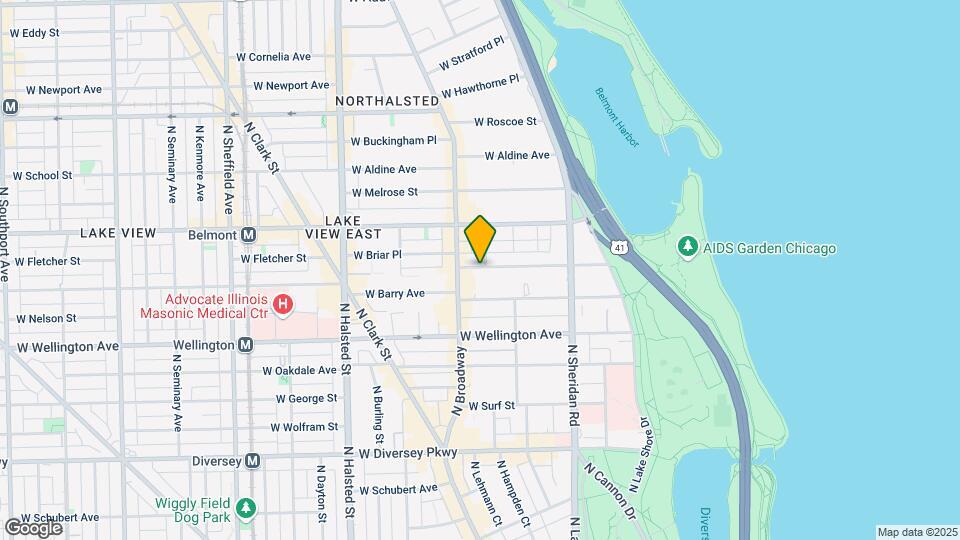 535 W Briar Pl Mapa y Detalles de la Ubicación