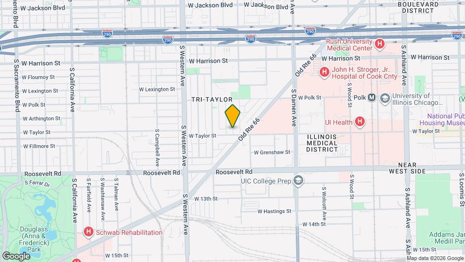 2216 W Taylor St Map and Location Details