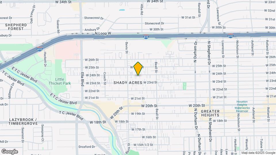 1214 W 24th St Map and Location Details