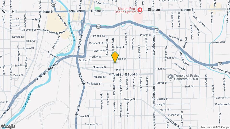 523 New Castle Ave Map and Location Details