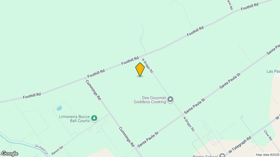 13922 Foothill Rd Mapa y Detalles de la Ubicación