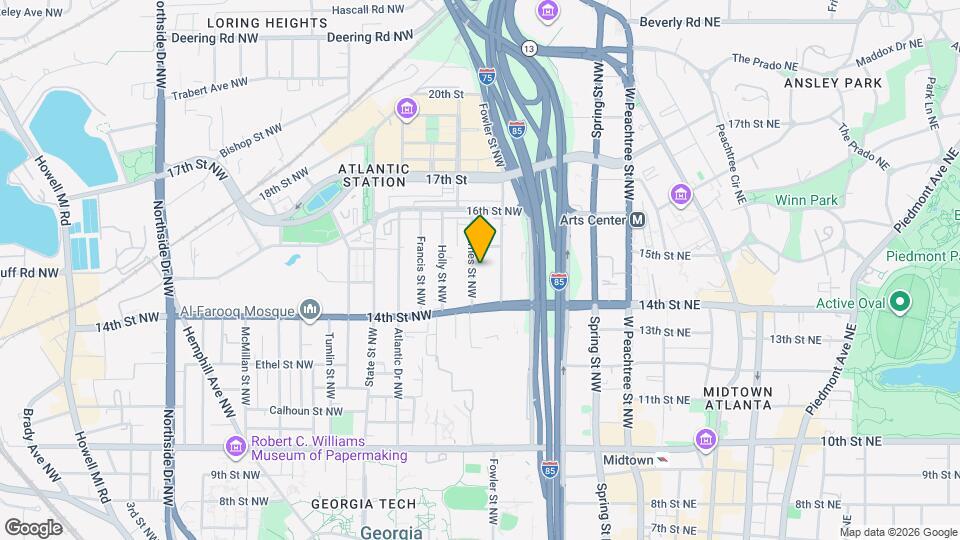 1211 Barnes St NW Map and Location Details