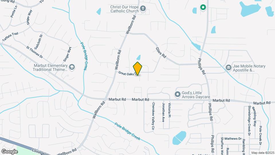 2031 Great Oaks Ct Map and Location Details