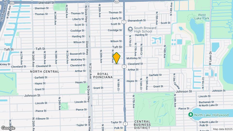 1830 Cleveland St Map and Location Details
