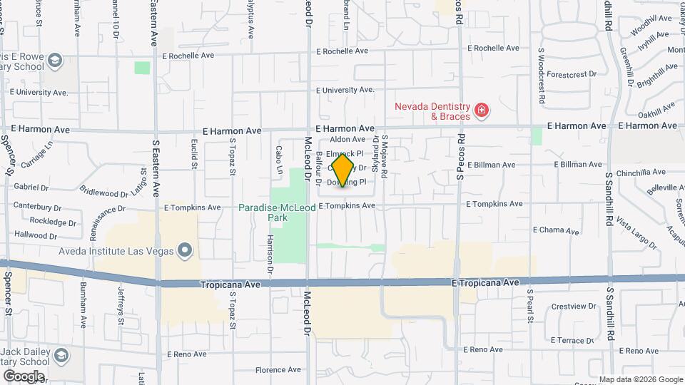 3090 E Desmond Ave Map and Location Details