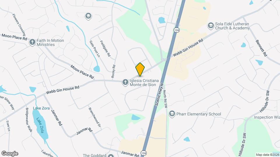 1694 Webb Gin House Rd Map and Location Details