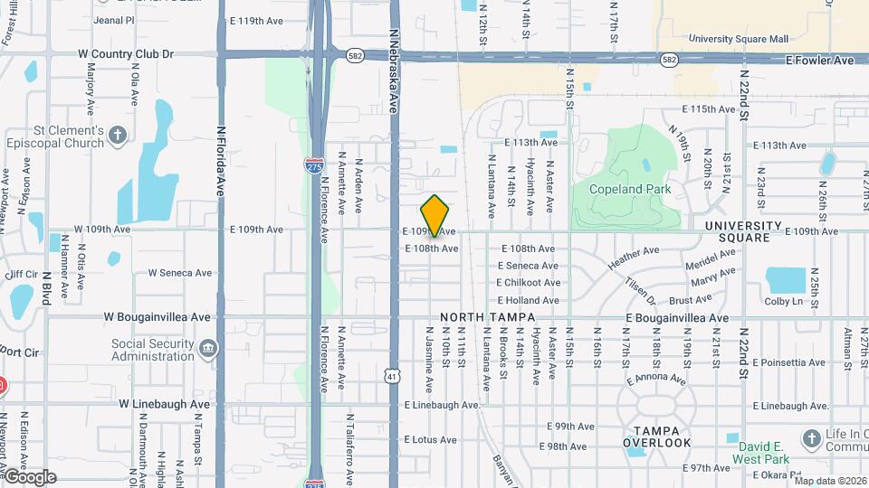 1002 E 108th Ave Map and Location Details