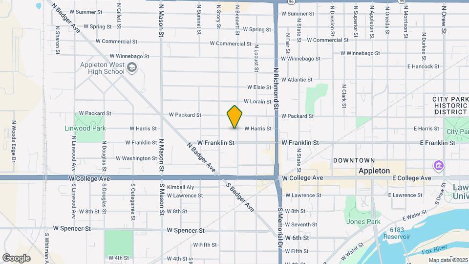 323 N Bennett St, Unit 323.5 Upper Mapa y Detalles de la Ubicación