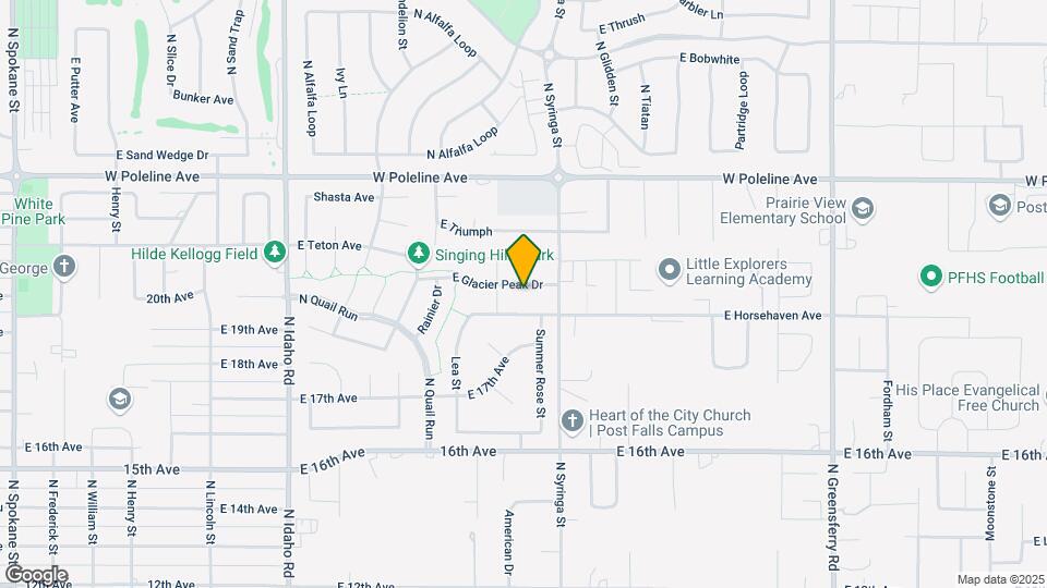 1474 E Yellowstone Ave Map and Location Details