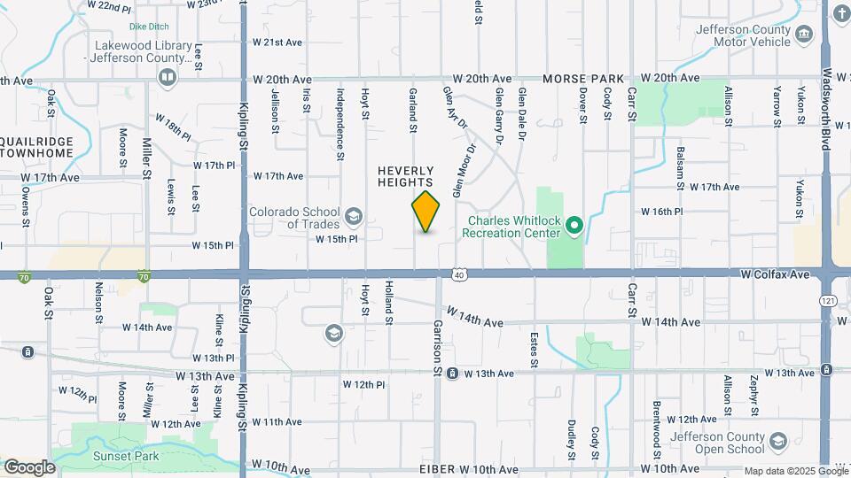 1604 Garland St Map and Location Details