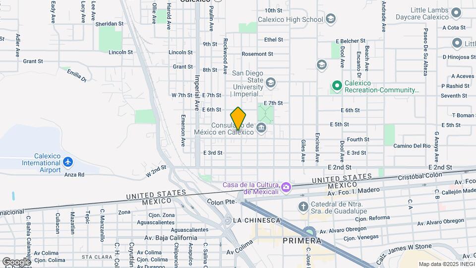 De Anza Hotel Apartments Map and Location Details