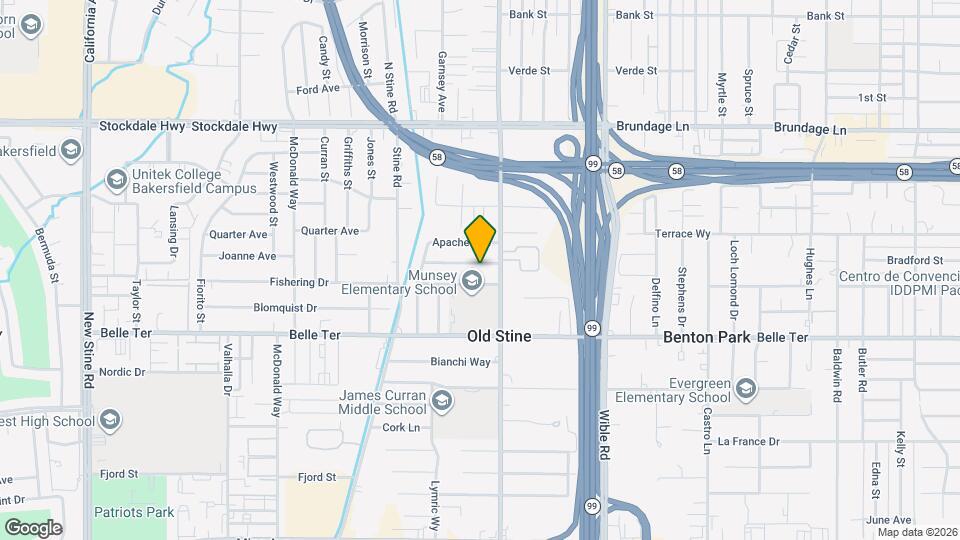 3721 Navajo Ave Map and Location Details