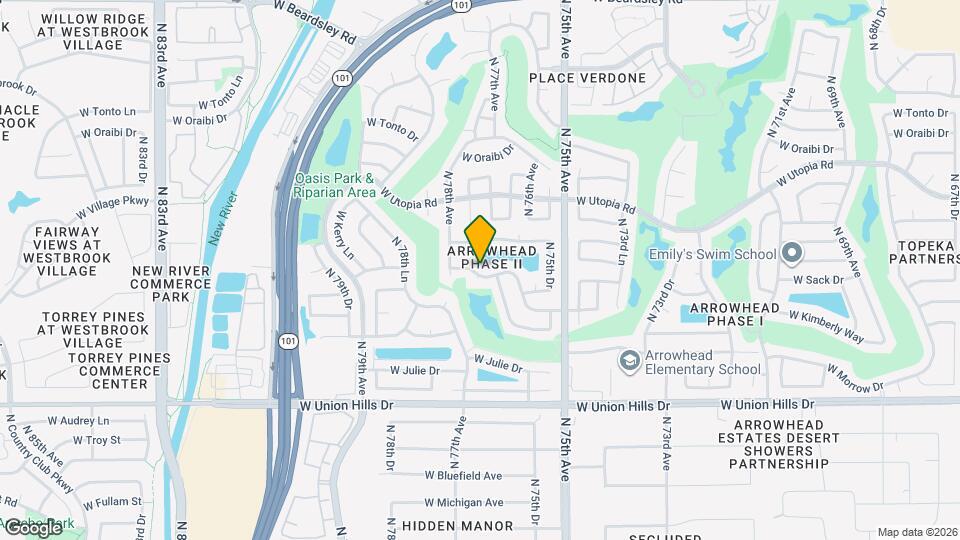 7724 W Topeka Dr Map and Location Details