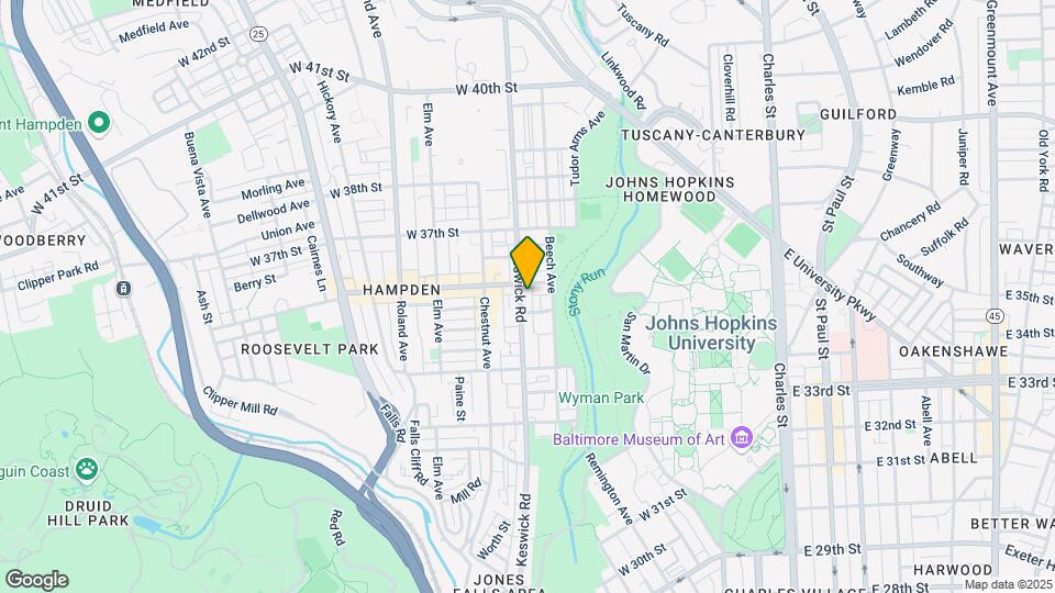 3547 Keswick Rd Mapa y Detalles de la Ubicación