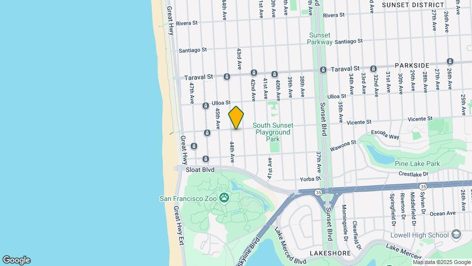 3235-3245 Vicente St Mapa y Detalles de la Ubicación