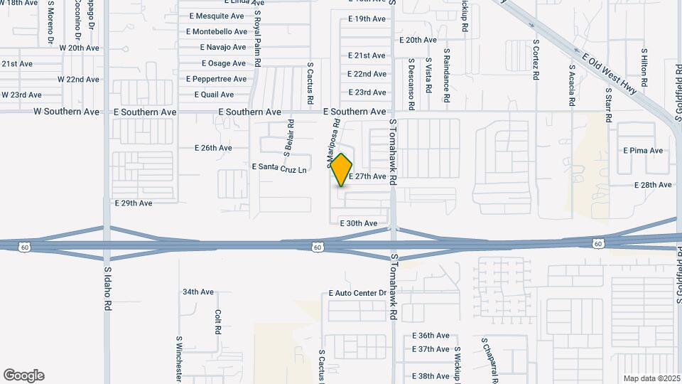 2850 S Gila Rd Map and Location Details
