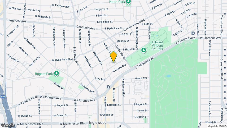 407 N Exton Ave Map and Location Details