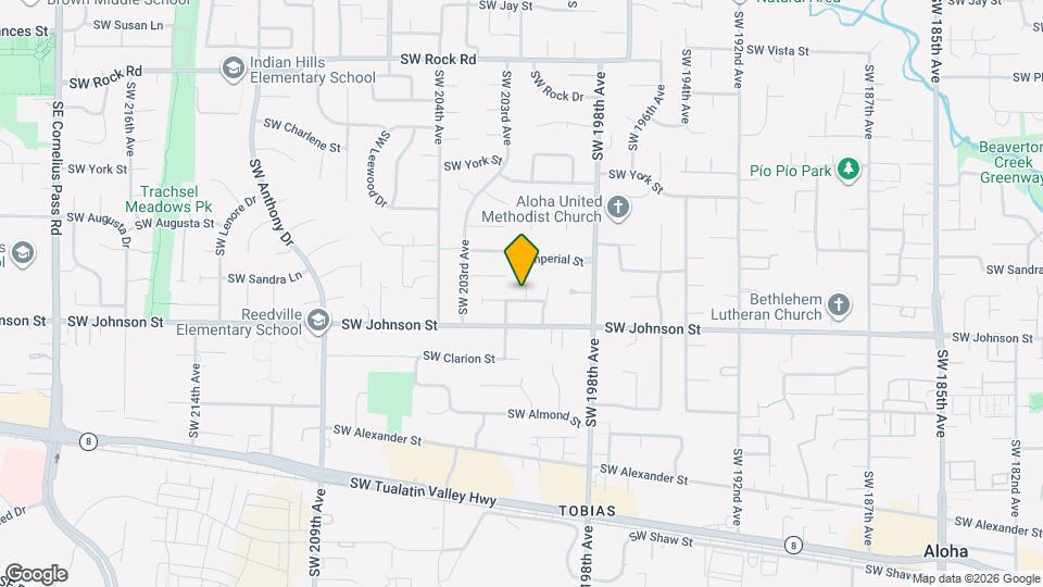 20085 SW Jann Pl Map and Location Details