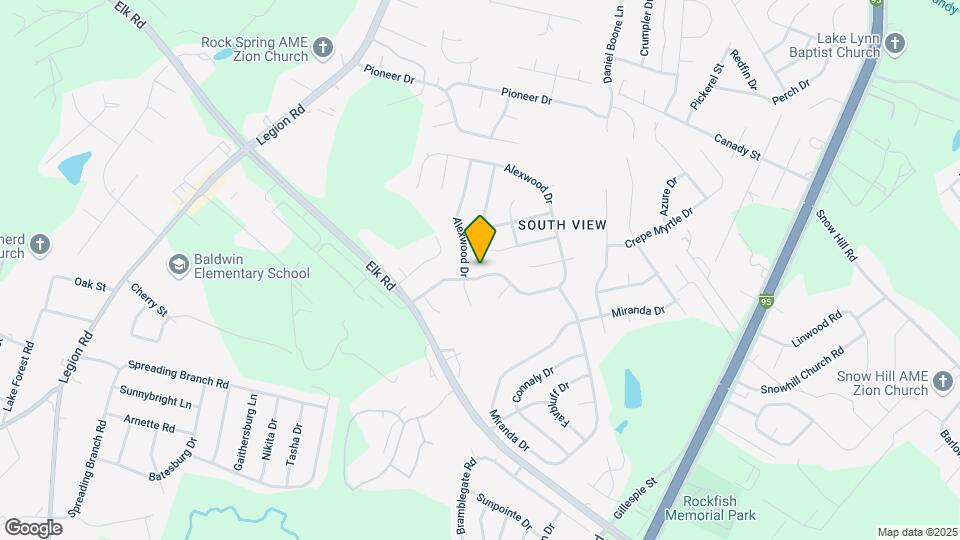 711 Alexwood Dr Map and Location Details