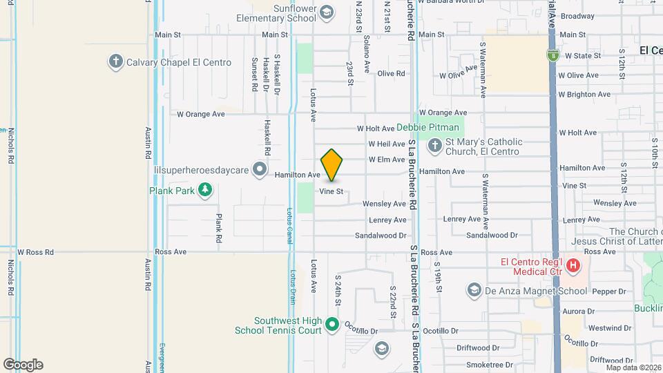 2442 Vine St Map and Location Details