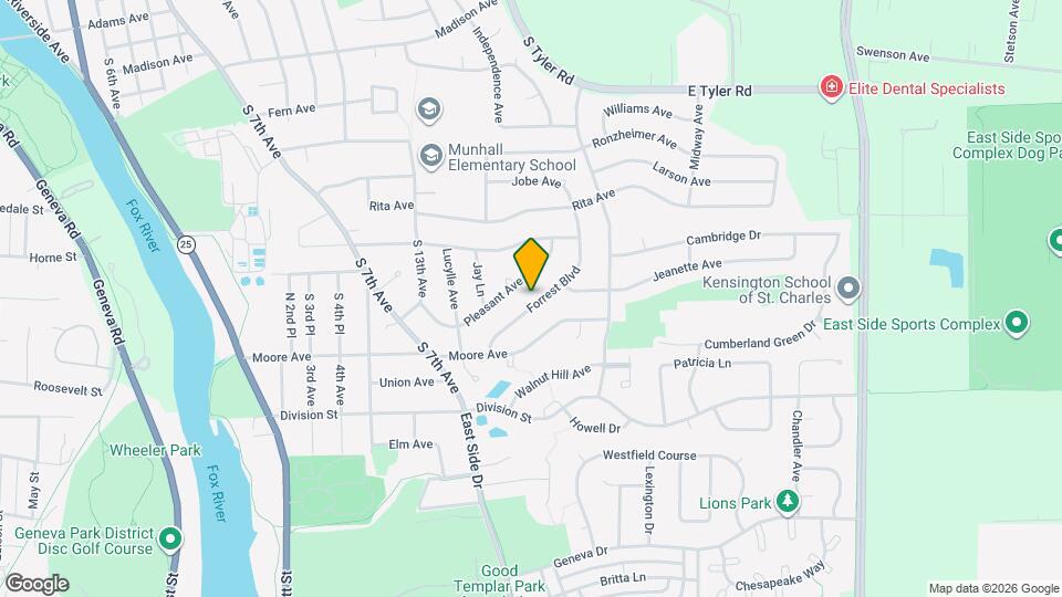 1924 Forrest Blvd Map and Location Details