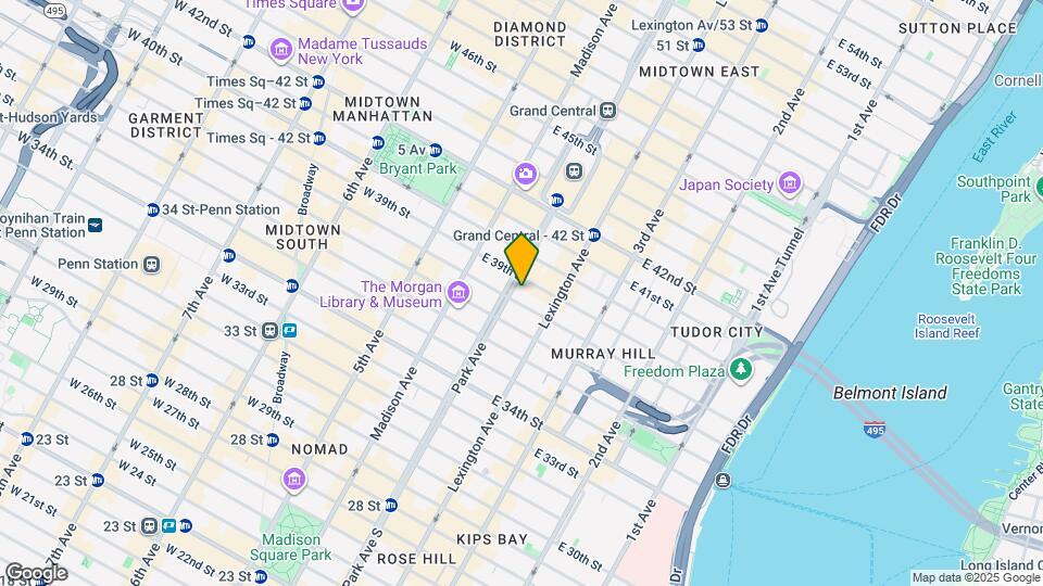 71 Park Ave Map and Location Details