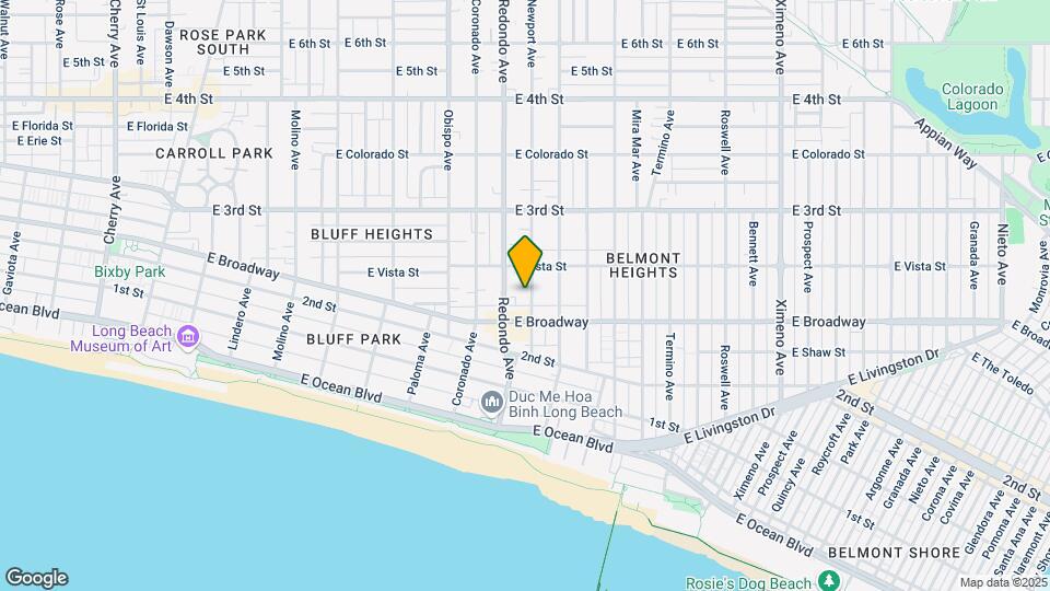 233 Newport Ave Mapa y Detalles de la Ubicación