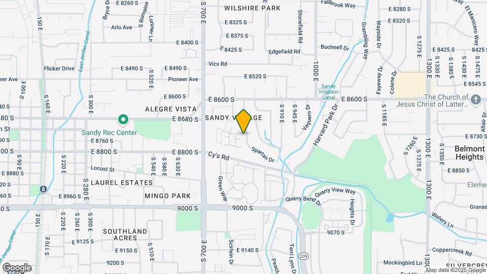 8740 S Spartan Dr Map and Location Details