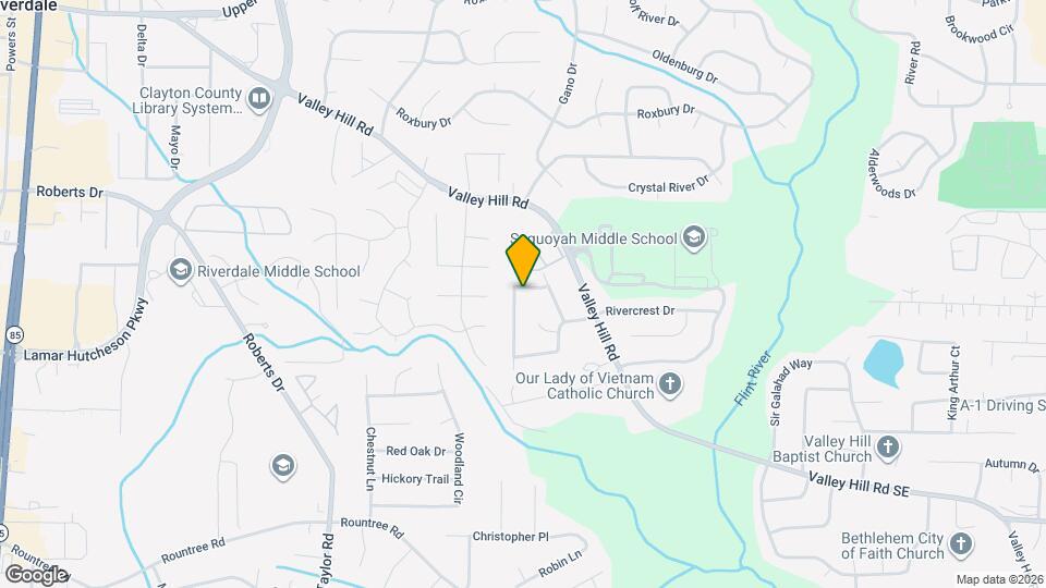 7018 Green Valley Ln Map and Location Details