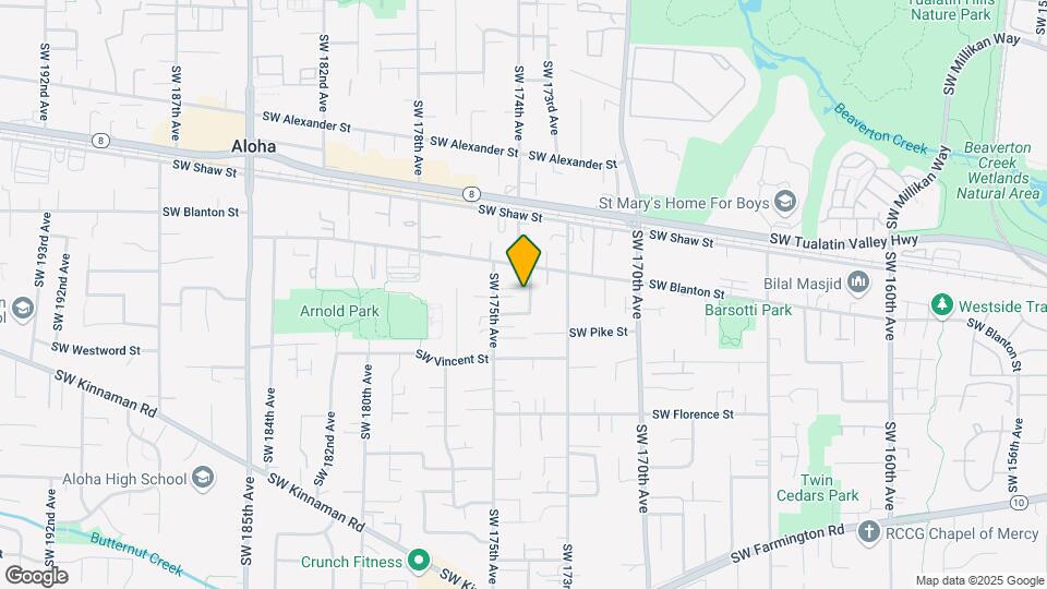 4121 SW 174th Ave Map and Location Details