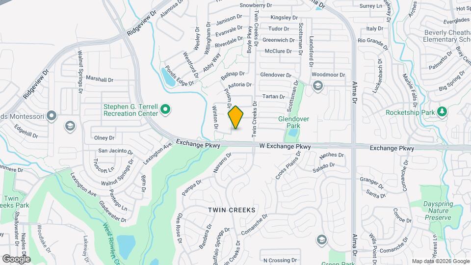 1204 Bentley Dr Map and Location Details