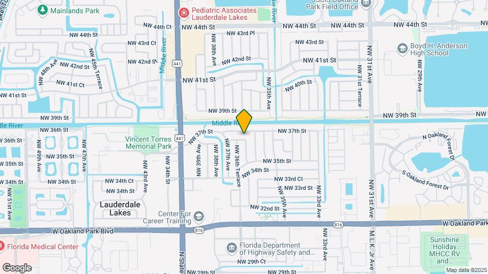3611 NW 36th St Map and Location Details