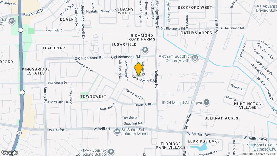 13818 Clark Towne Ln Map and Location Details