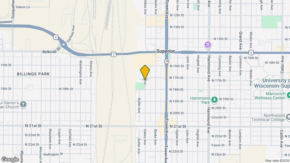 Northernaire Apartments Mapa y Detalles de la Ubicación